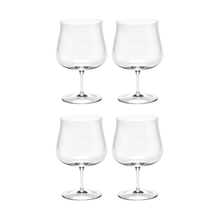 Silhouette Bourgogne copo de vinho 73 cl 4 un. - Claro - Serax