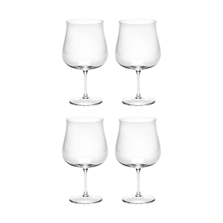 Silhouette copo de vinho tinto 69 cl 4 un. - Claro - Serax