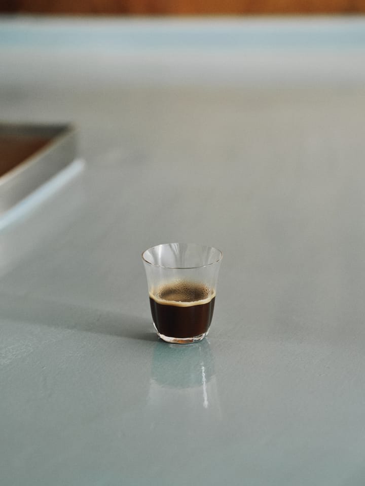 Silhouette copo duplo para espresso 11 cl 4 un., Claro Serax