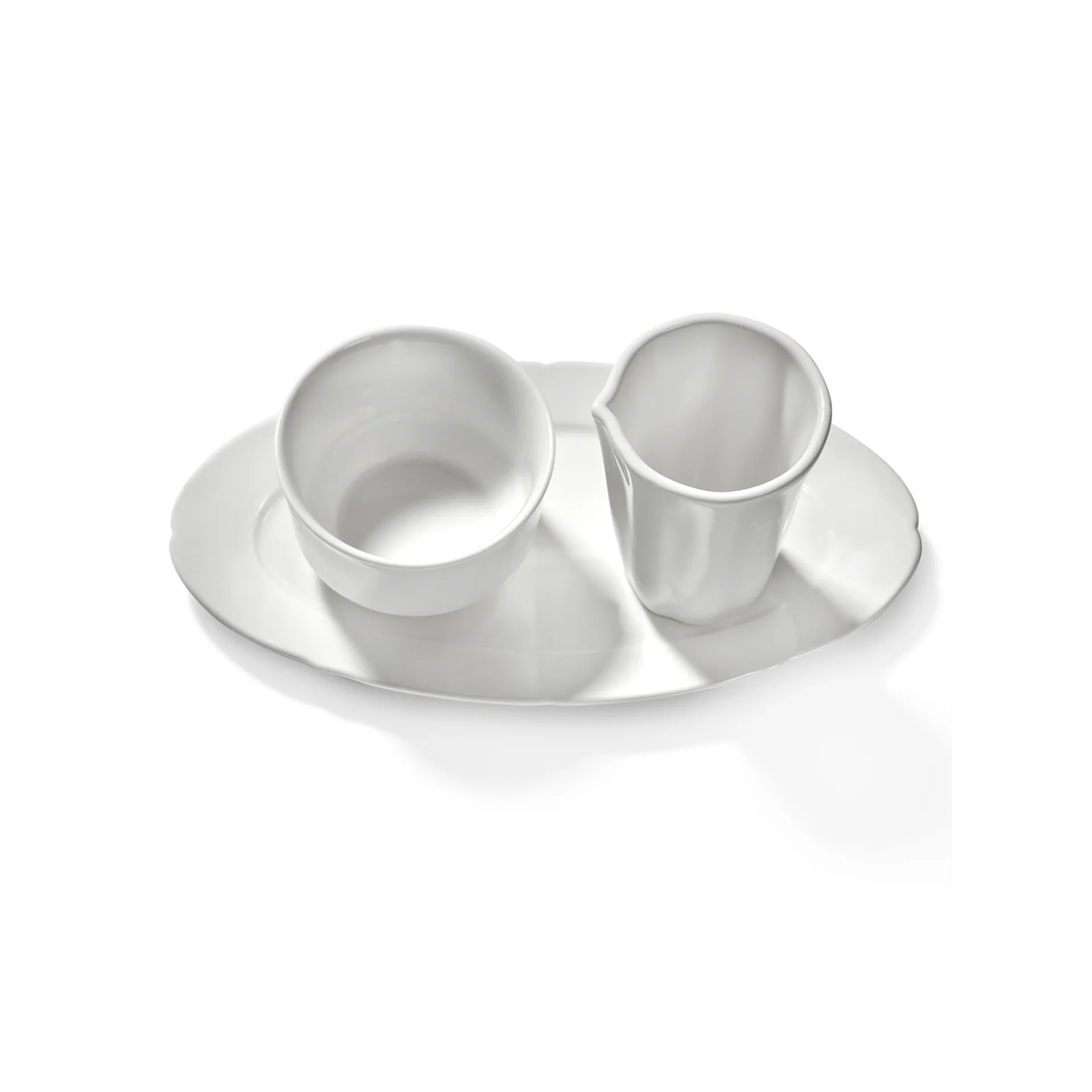 Silhouette jarra de leite 7 cl 4 un., Branco Serax