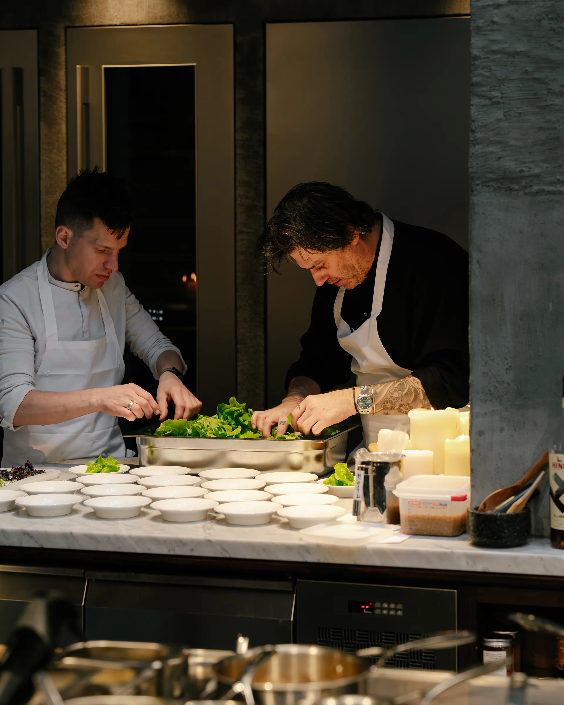 Silhouette prato de fundo lateral L Ø18,5 cm 4 un., Branco Serax