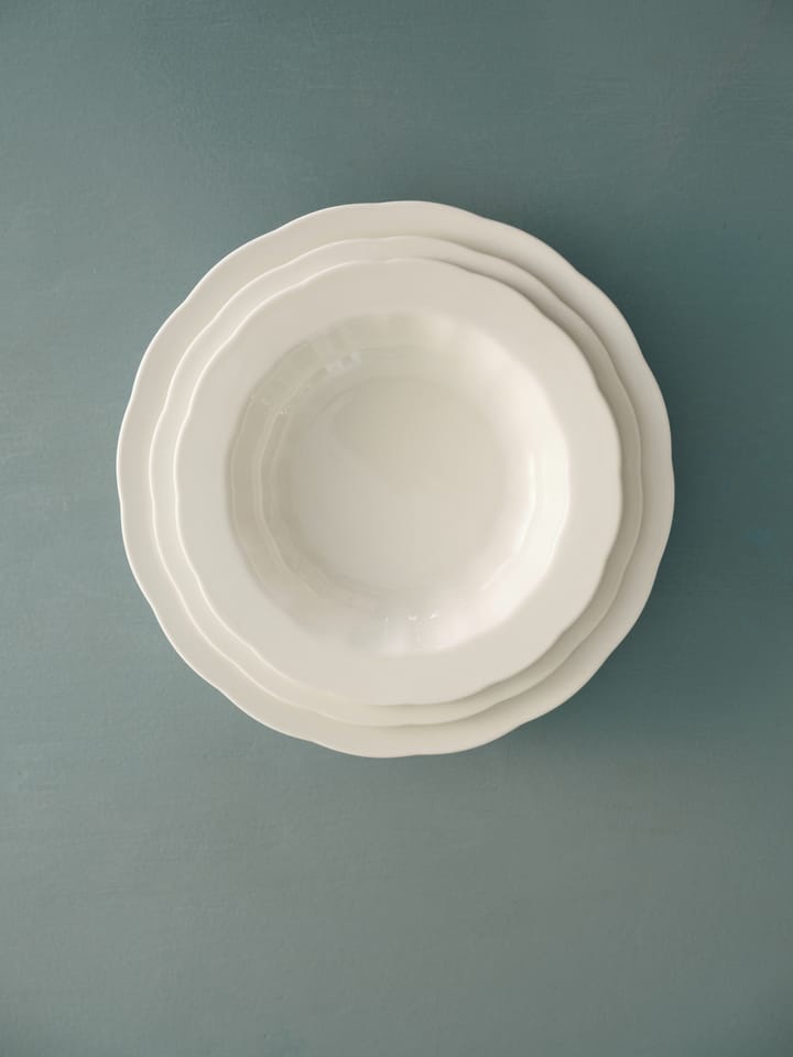 Silhouette prato de massa Ø22 cm 4 un., Branco Serax