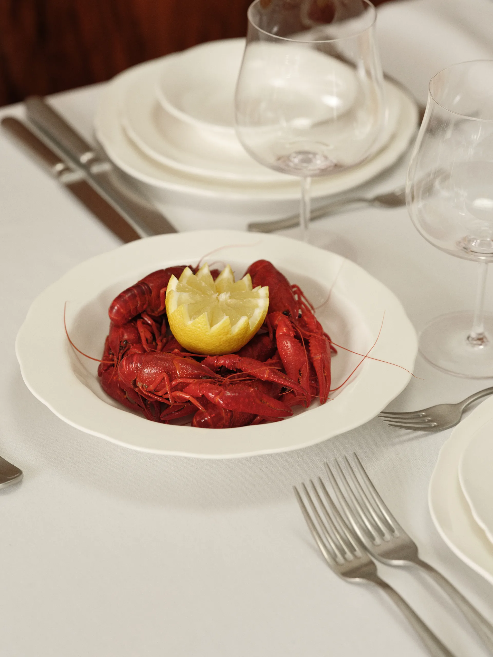 Silhouette prato de massa Ø22 cm 4 un., Branco Serax