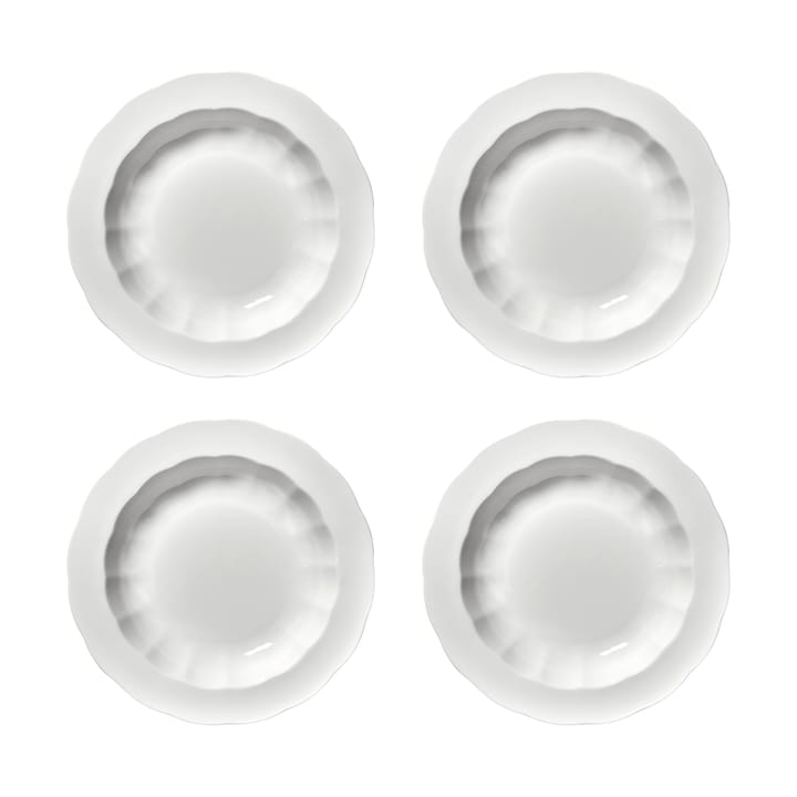Silhouette prato fundo M Ø23,7 cm 4 un. - Branco - Serax