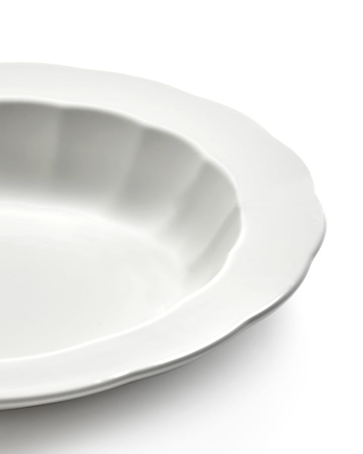 Silhouette prato fundo M Ø23,7 cm 4 un., Branco Serax