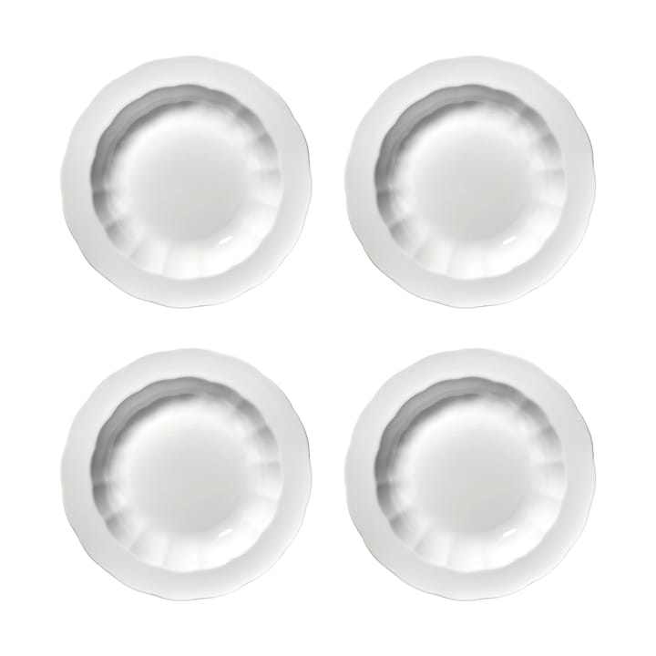Silhouette prato fundo S Ø21,5 cm 4 un. - Branco - Serax