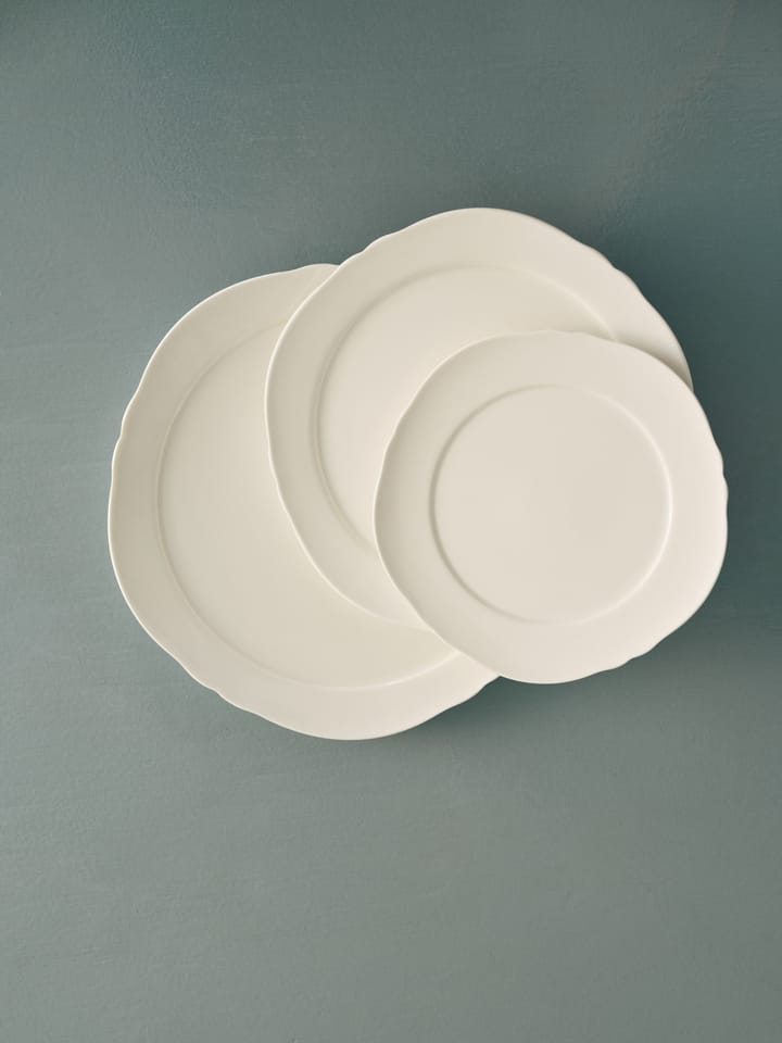 Silhouette prato L Ø26 cm 4 un., Branco Serax