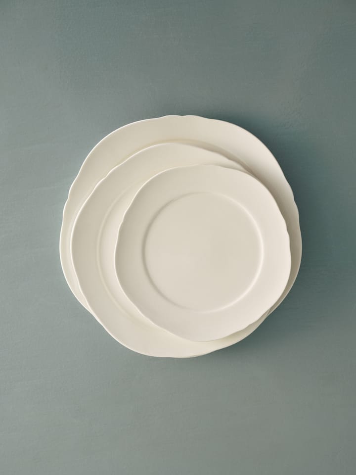 Silhouette prato M Ø23,5 cm 4 un., Branco Serax