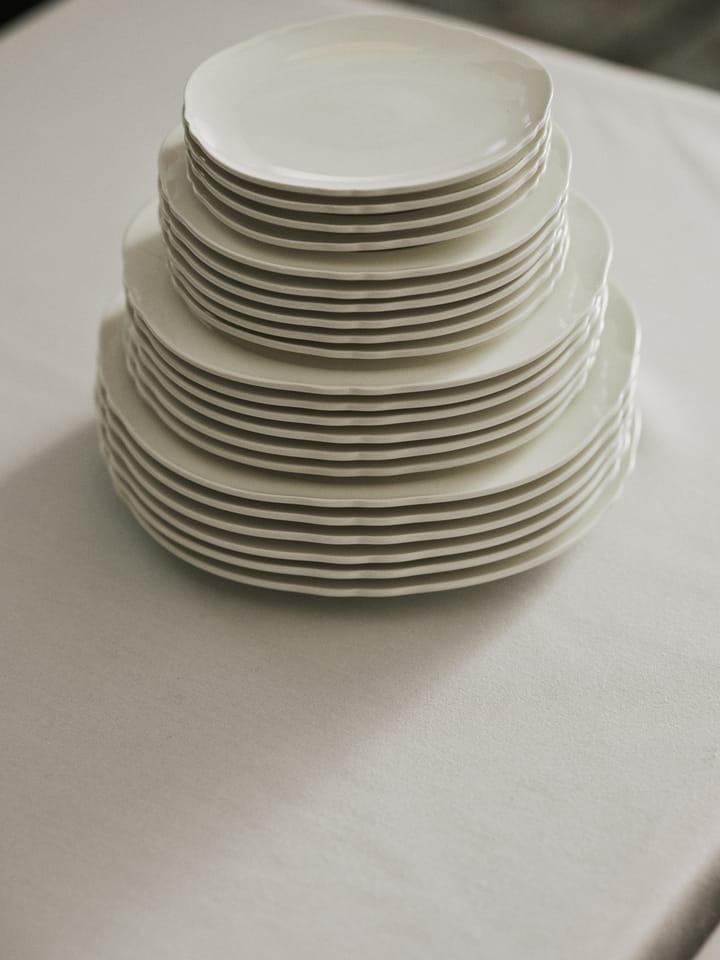 Silhouette prato M Ø23,5 cm 4 un., Branco Serax