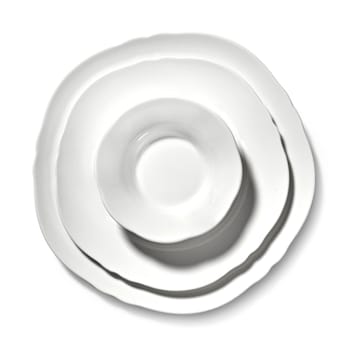 Silhouette prato M Ø23,5 cm 4 un. - Branco - Serax