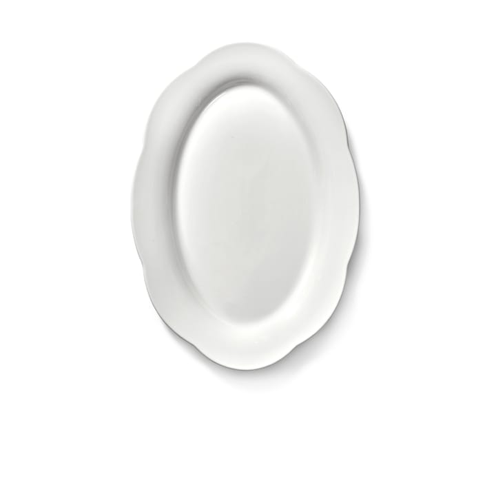 Silhouette prato oval fundo L 21x30 cm 2 un., Branco Serax