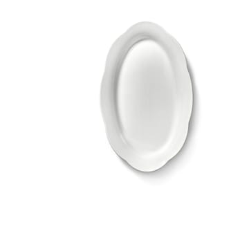 Silhouette prato oval fundo M 15x24,5 cm 2 un. - Branco - Serax