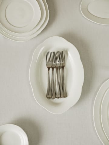 Silhouette prato oval fundo M 15x24,5 cm 2 un. - Branco - Serax