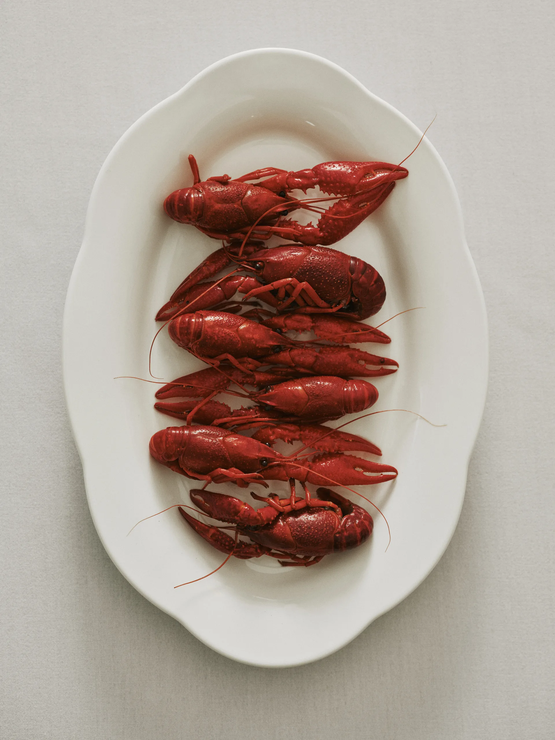 Silhouette prato oval fundo M 15x24,5 cm 2 un., Branco Serax