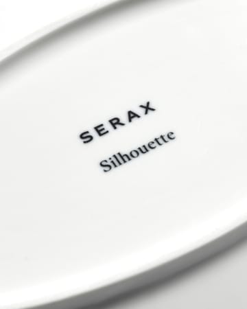 Silhouette prato oval L 21x30 cm 4 un. - Branco - Serax