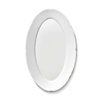 Silhouette prato oval M 15x24,5 cm 4 un. - Branco - Serax