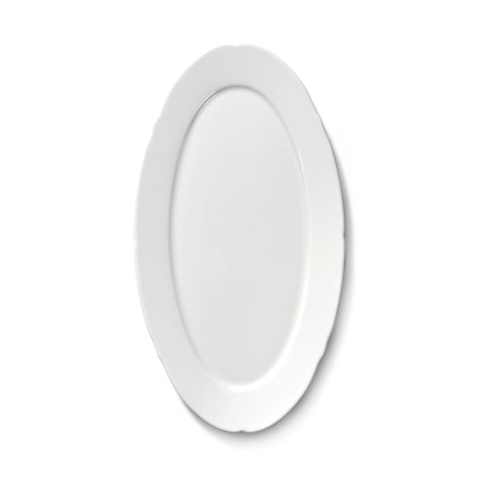 Silhouette prato oval S 10x18,5 cm 4 un., Branco Serax