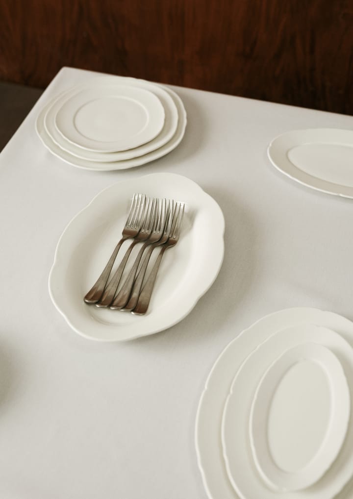 Silhouette prato XS Ø17 cm 4 un., Branco Serax