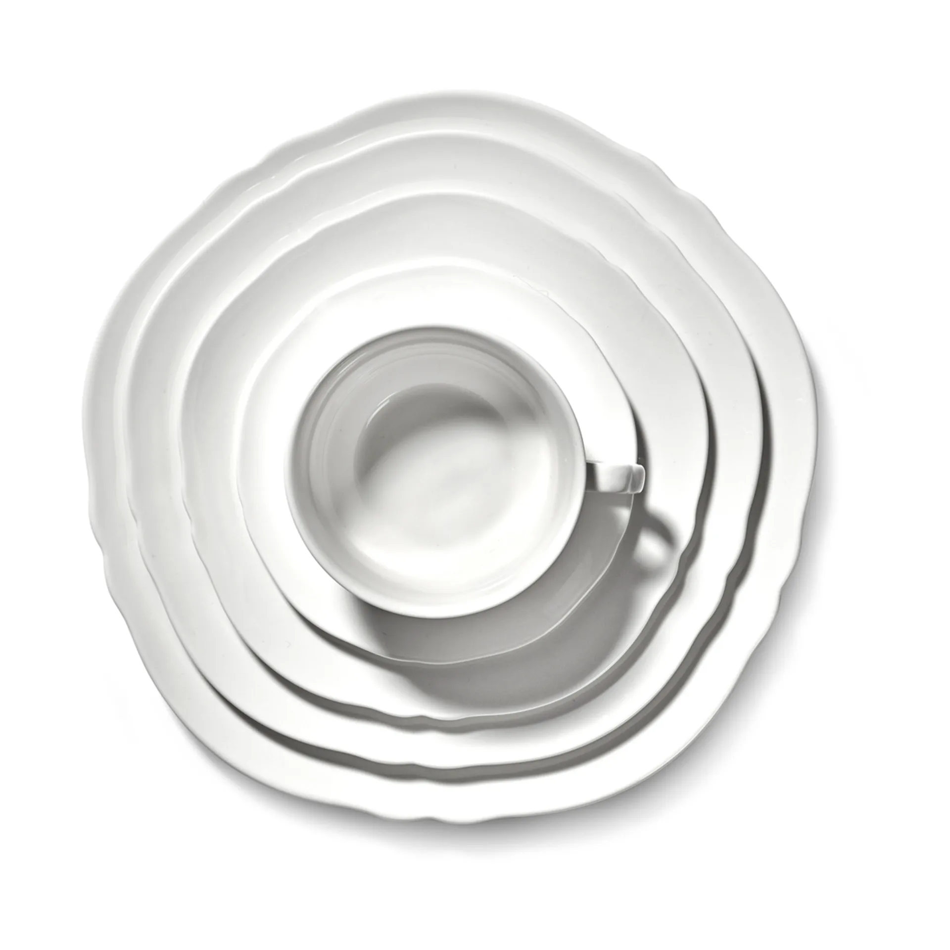 Silhouette xícara de café 19 cl 4 un., Branco Serax