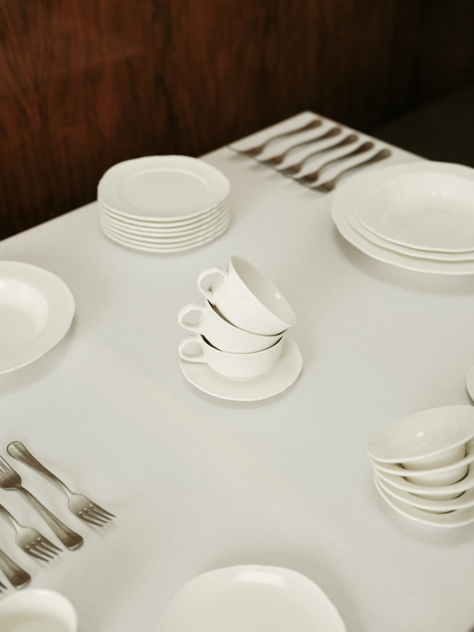 Silhouette xícara de café 19 cl 4 un., Branco Serax