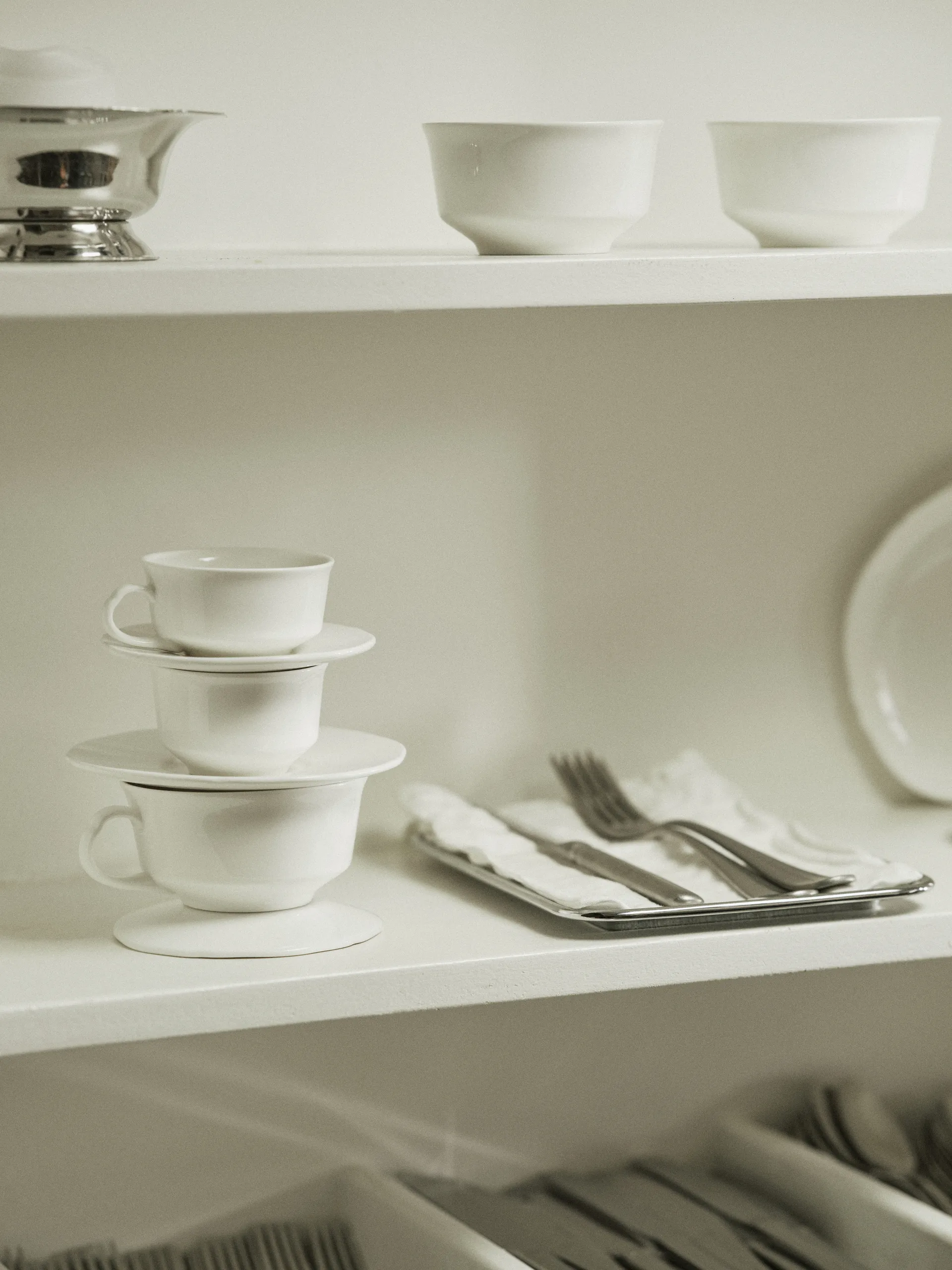 Silhouette xícara de espresso 10 cl 4 un., Branco Serax