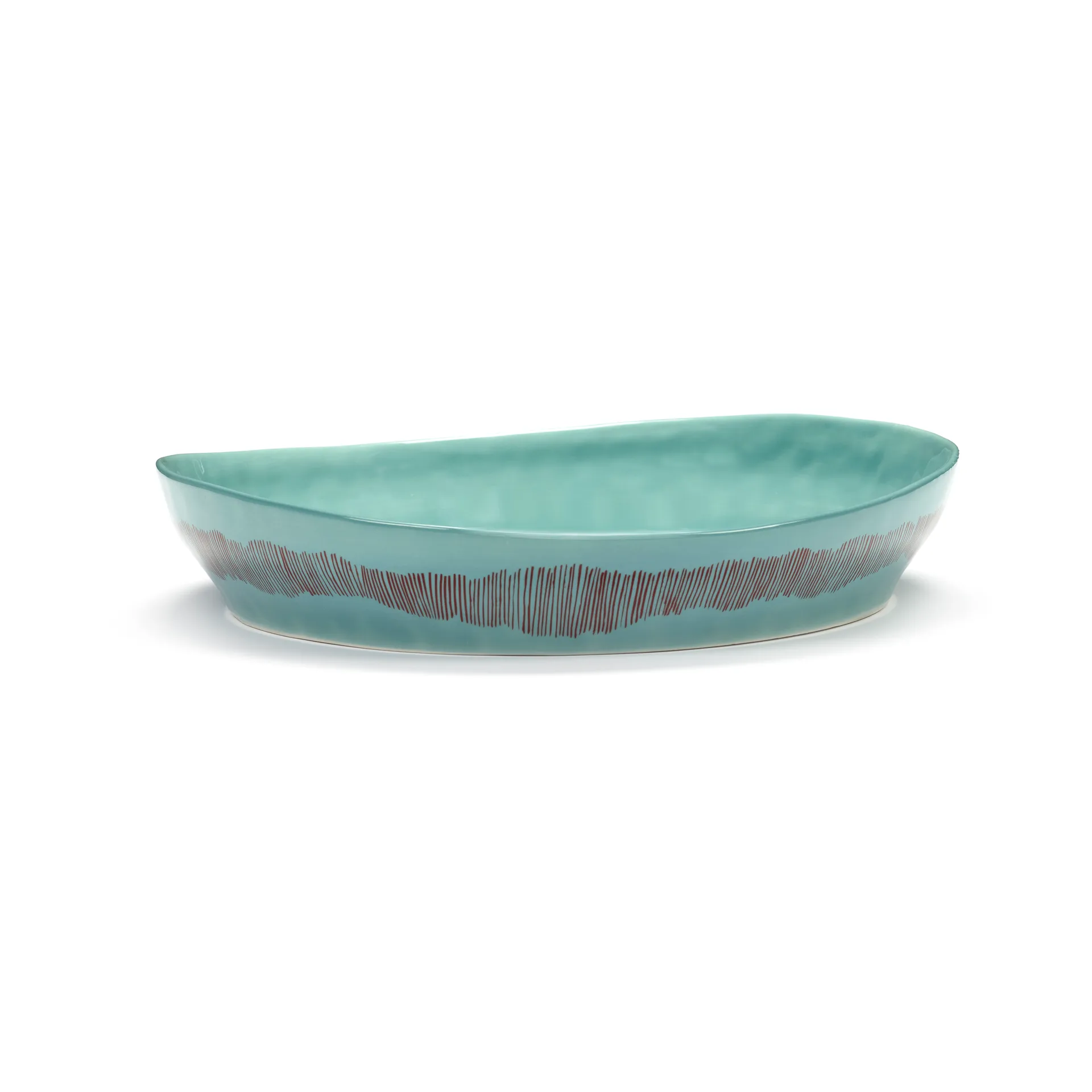 Taça de servir Ottolenghi Feast S Ø30 cm, Azure stripes-red Serax