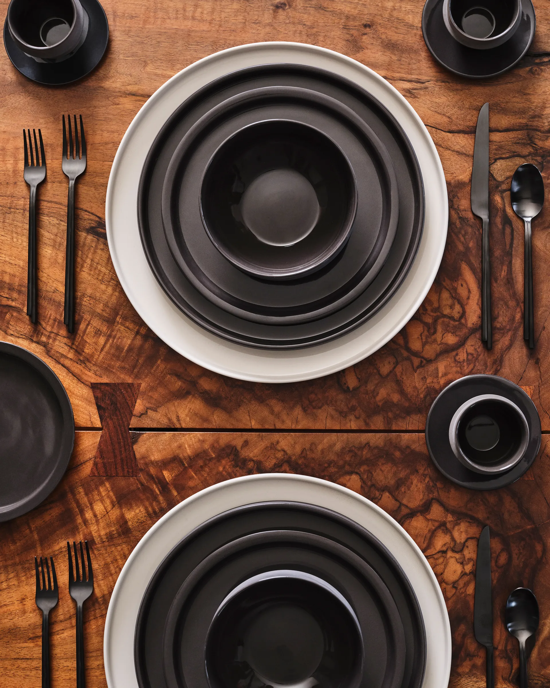 Talheres Dune 5 peças - conjunto presente, Black Serax