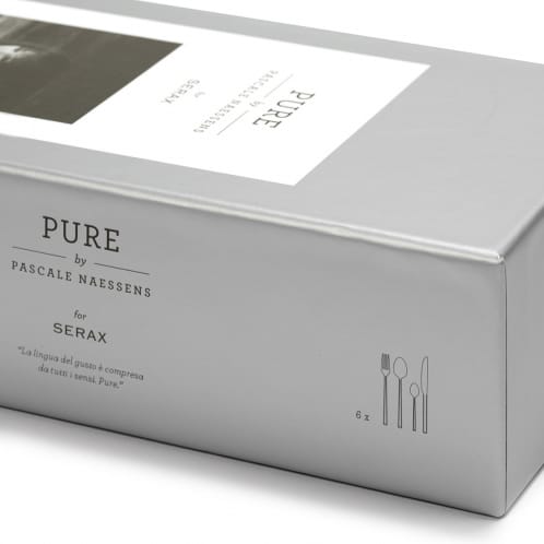 Talheres Pure, 24 peças, aço inoxidável Serax