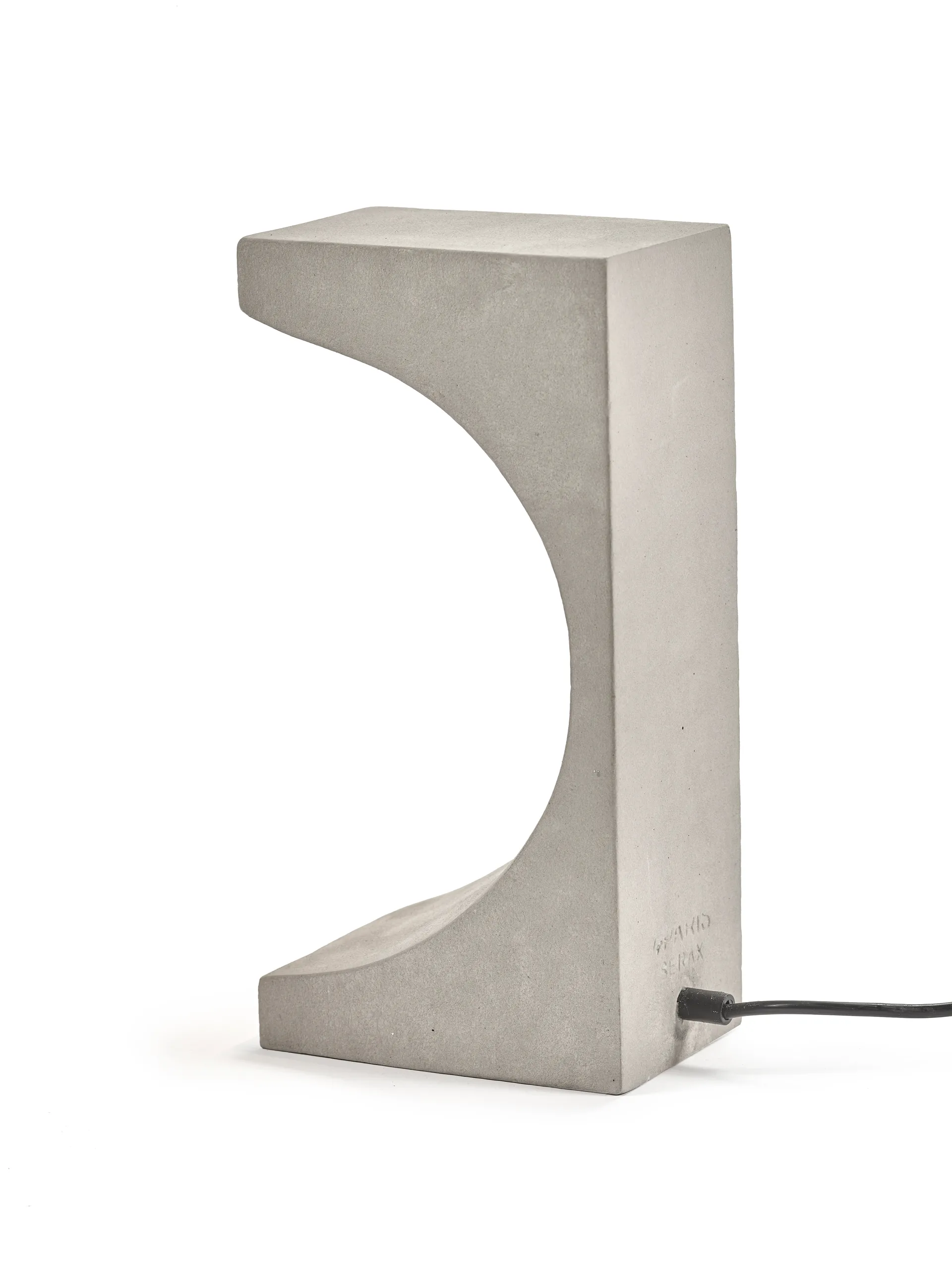 Tangent Concrete candeeiro de mesa 33 cm, Grey Serax