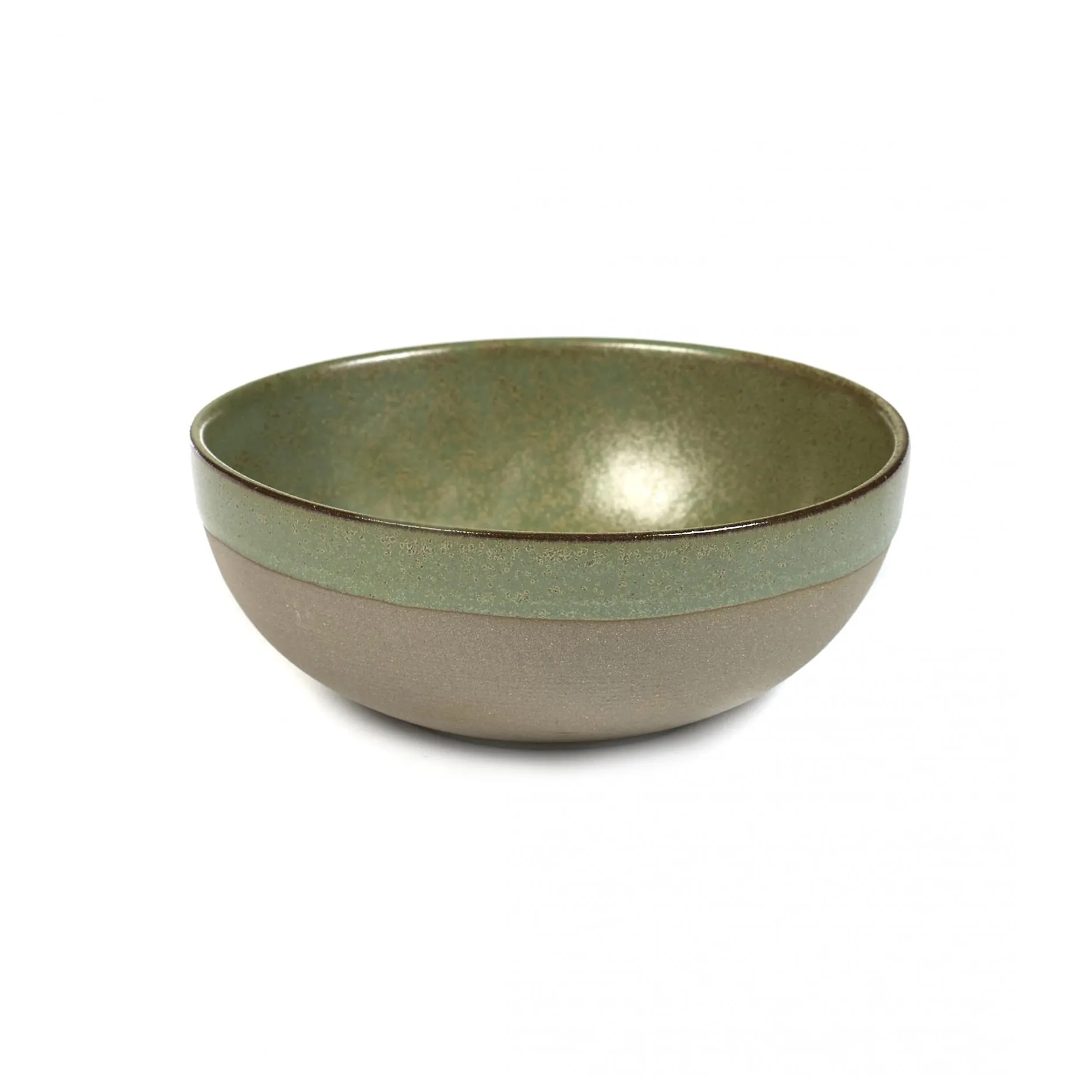 Tigela de cereais Surface 13 cm, grey-camogreen Serax