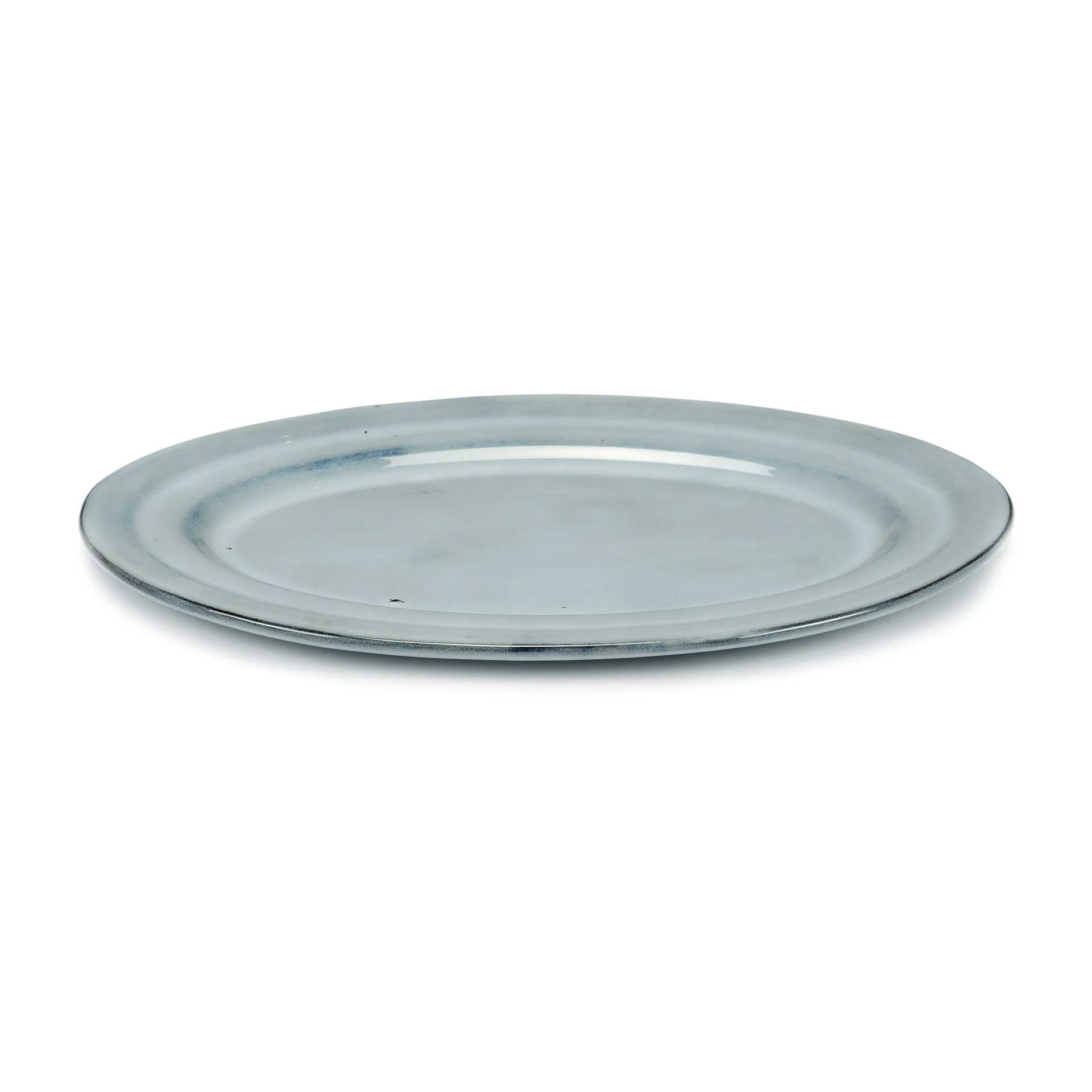 Tigela de servir Pure oval , Blue Serax