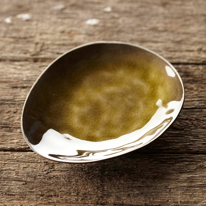 Tigela oval grande Pure, verde Serax