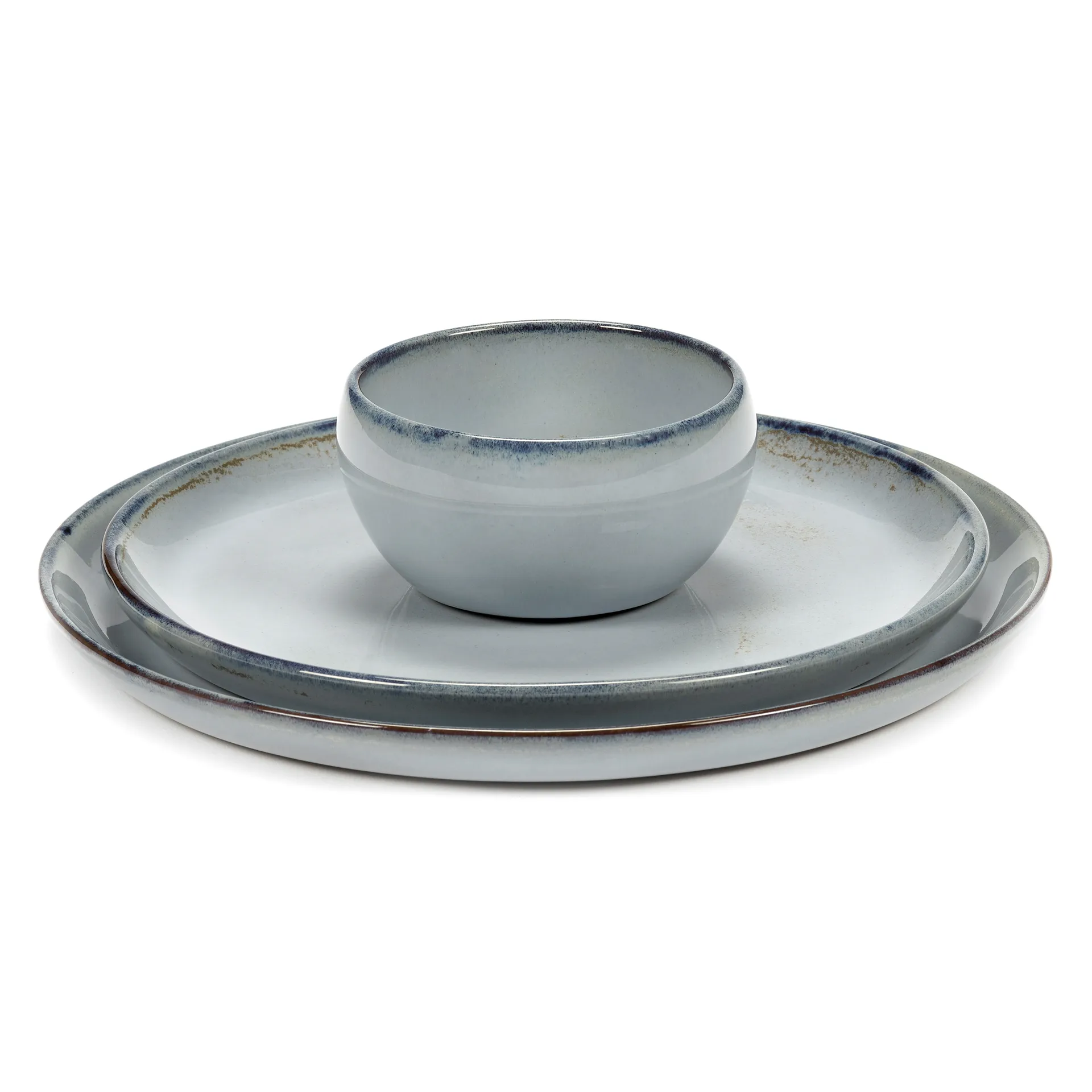 Tigela Pure Blue Glazed Ø9 cm, azul Serax