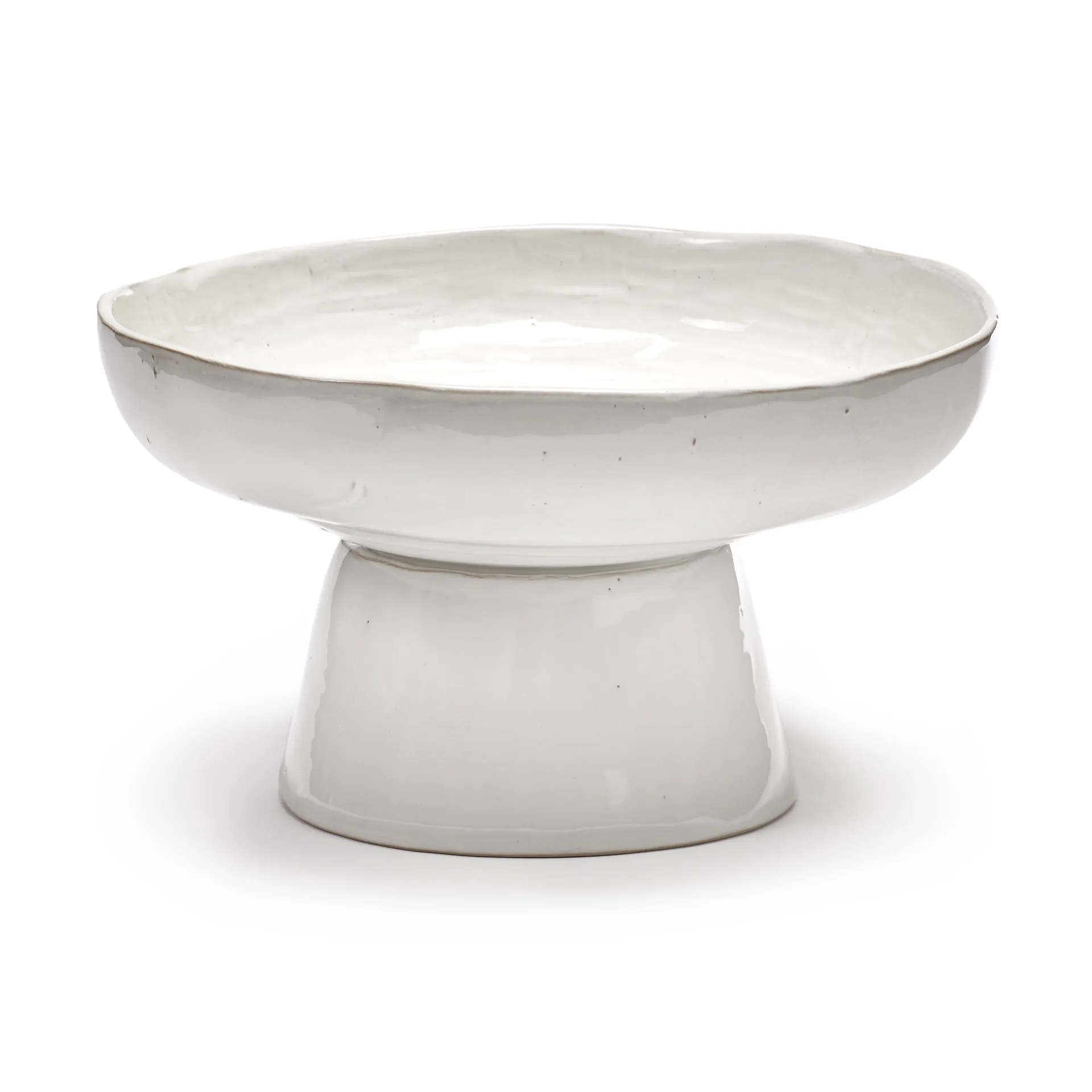 Travessa La Mère com pé Ø31 cm, Off-white  Serax