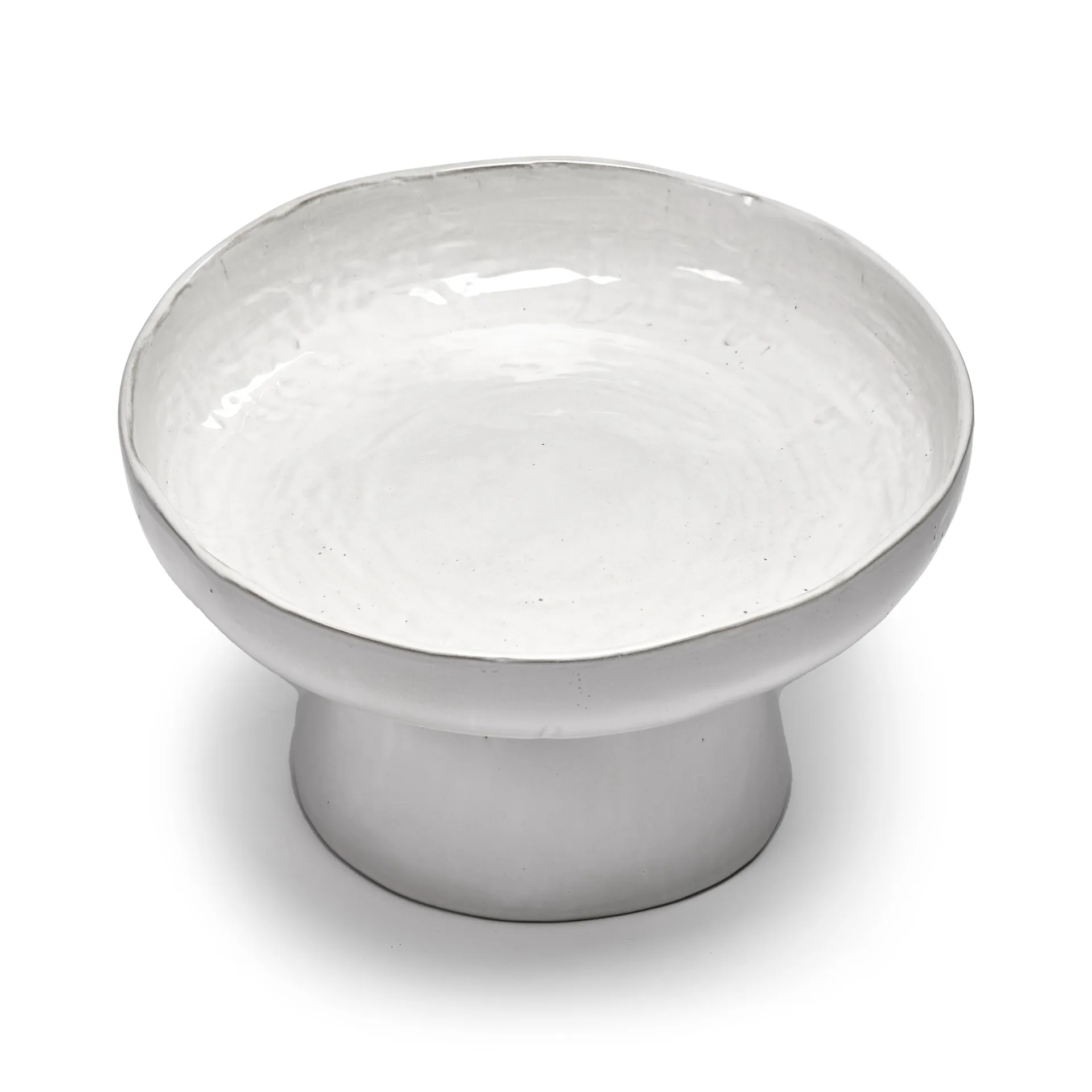 Travessa La Mère com pé Ø31 cm, Off-white  Serax