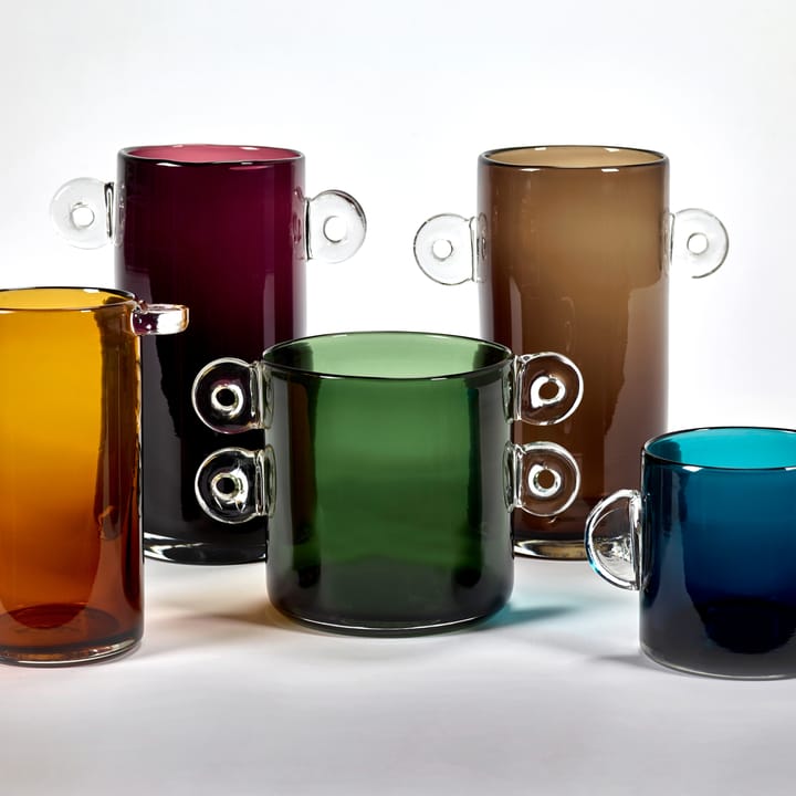 Vaso com pegas Wind & Fire 18 cm, dark green Serax