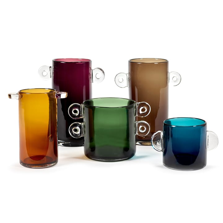 Vaso com pegas Wind & Fire 31 cm, aubergine Serax