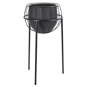 Vaso de flores com suporte Serax - preto - Serax