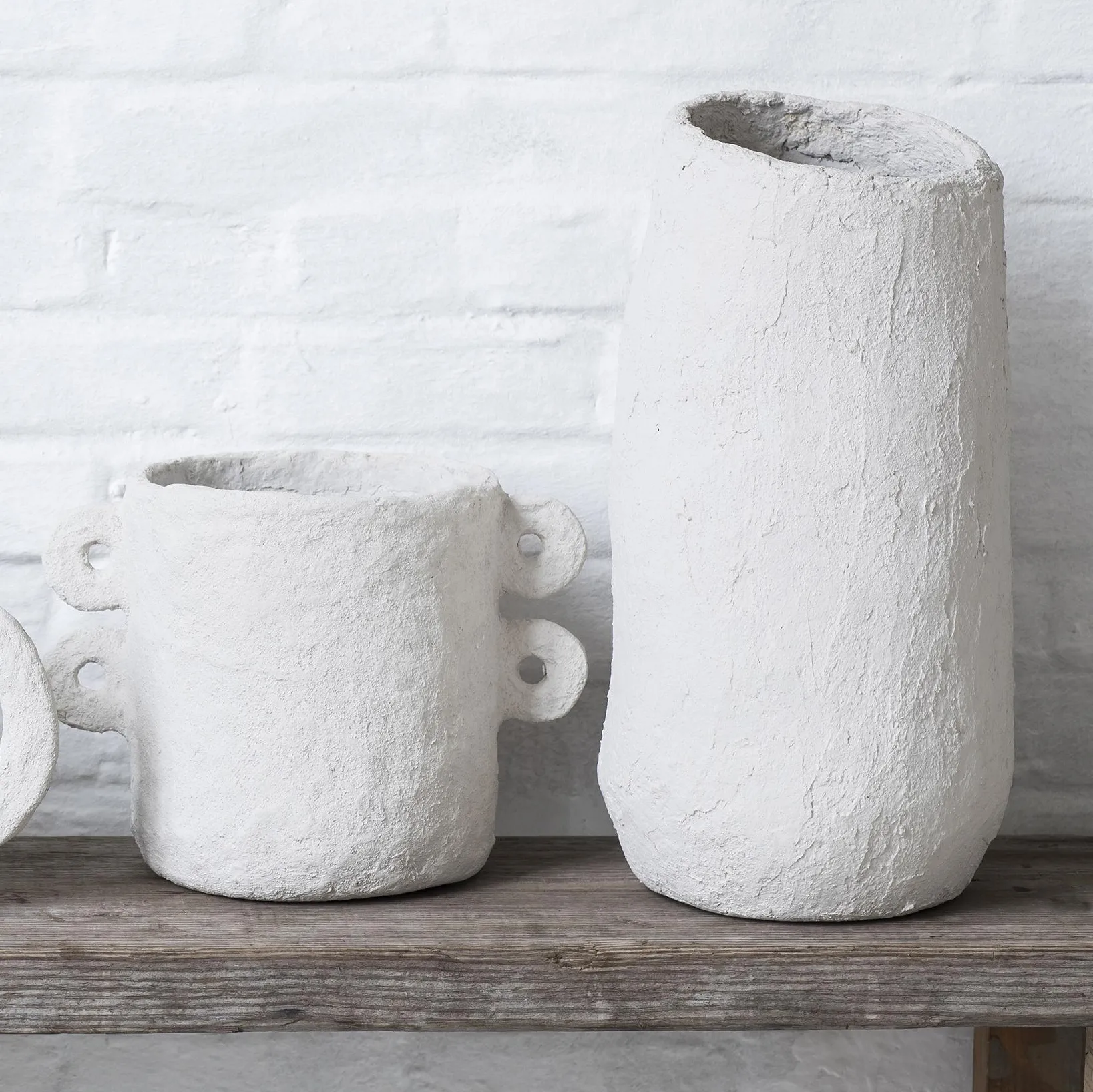 Vaso de flores Earth Ø 18 cm, bege Serax