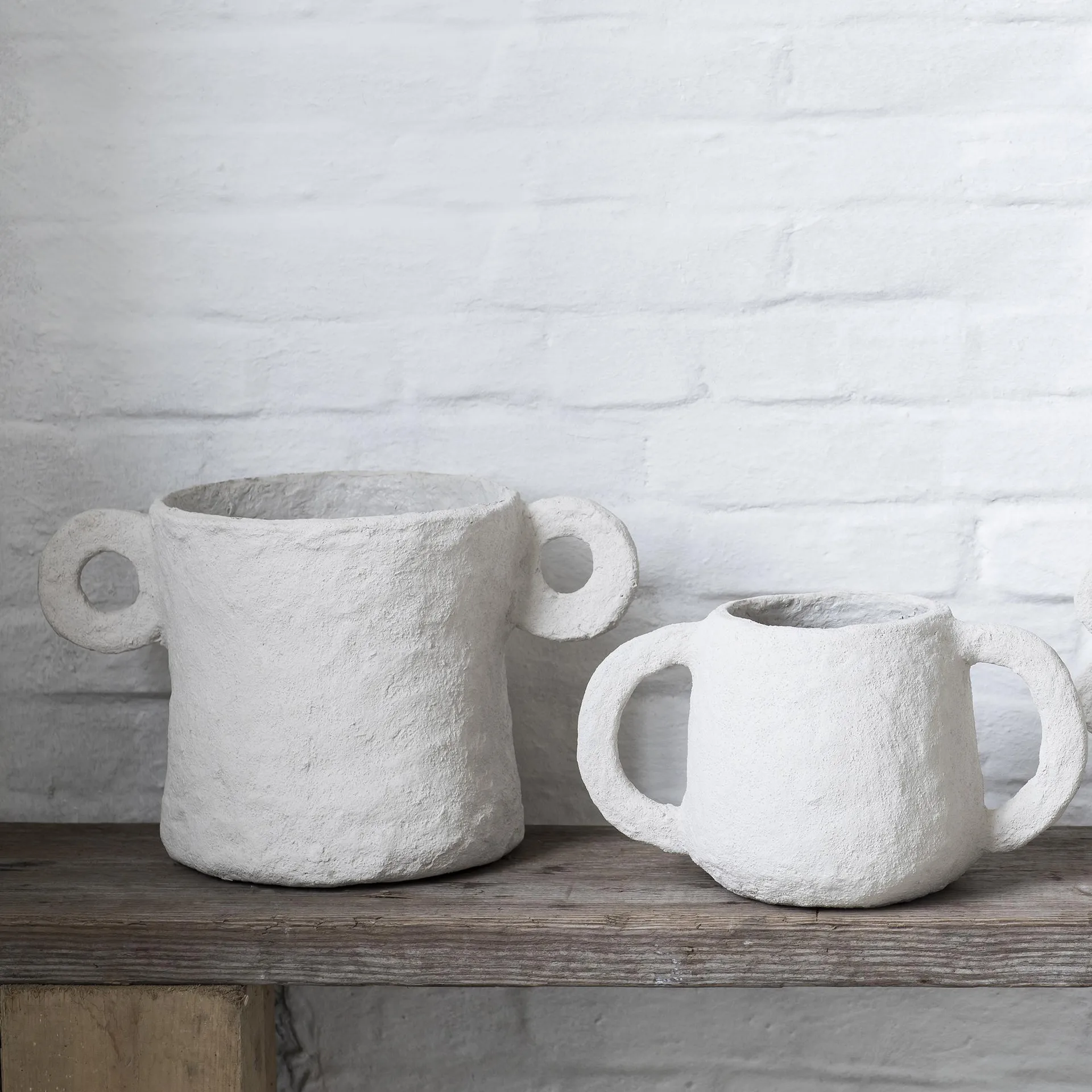 Vaso de flores Earth Ø 22 cm, bege Serax