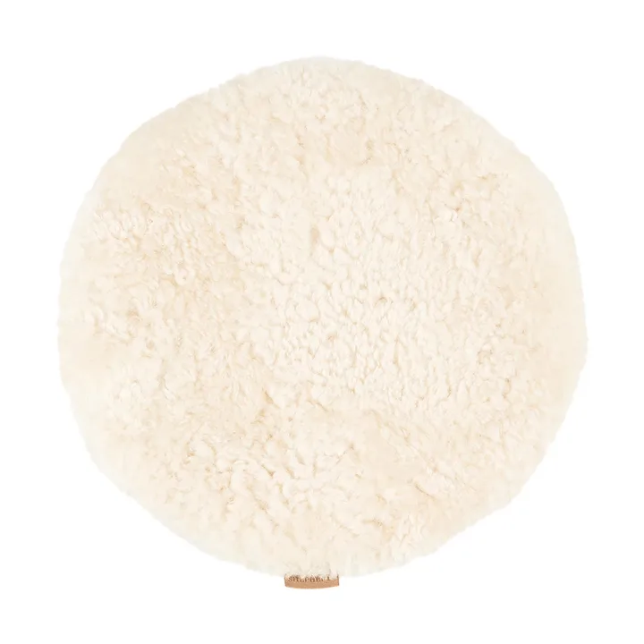 Ida almofada de cadeira - Creme (branco) - Shepherd of Sweden