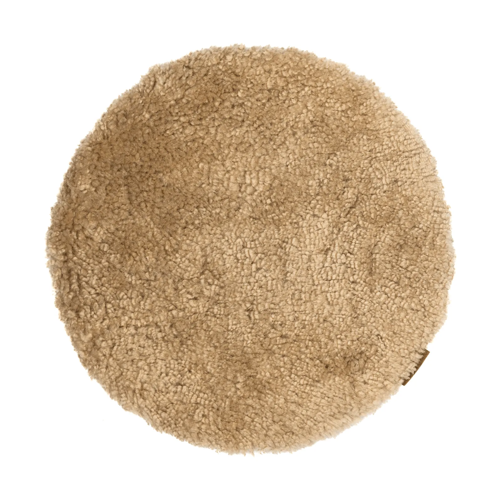 Jill almofada de assento acolchoada, Areia (bege), Ø36 cm Shepherd of Sweden