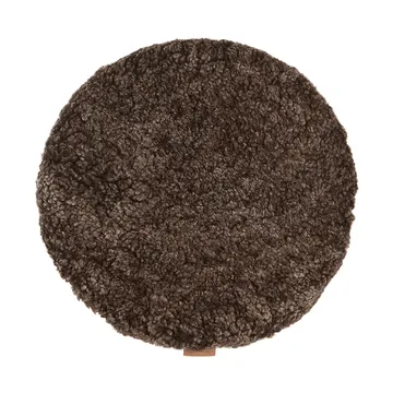 Jill almofada de assento acolchoada - Cappuccino (castanho), Ø36 cm - Shepherd of Sweden