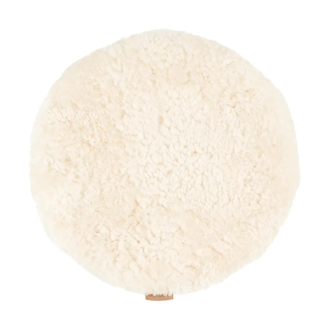 Jill almofada de assento acolchoada, Creme (branco), Ø36 cm Shepherd of Sweden