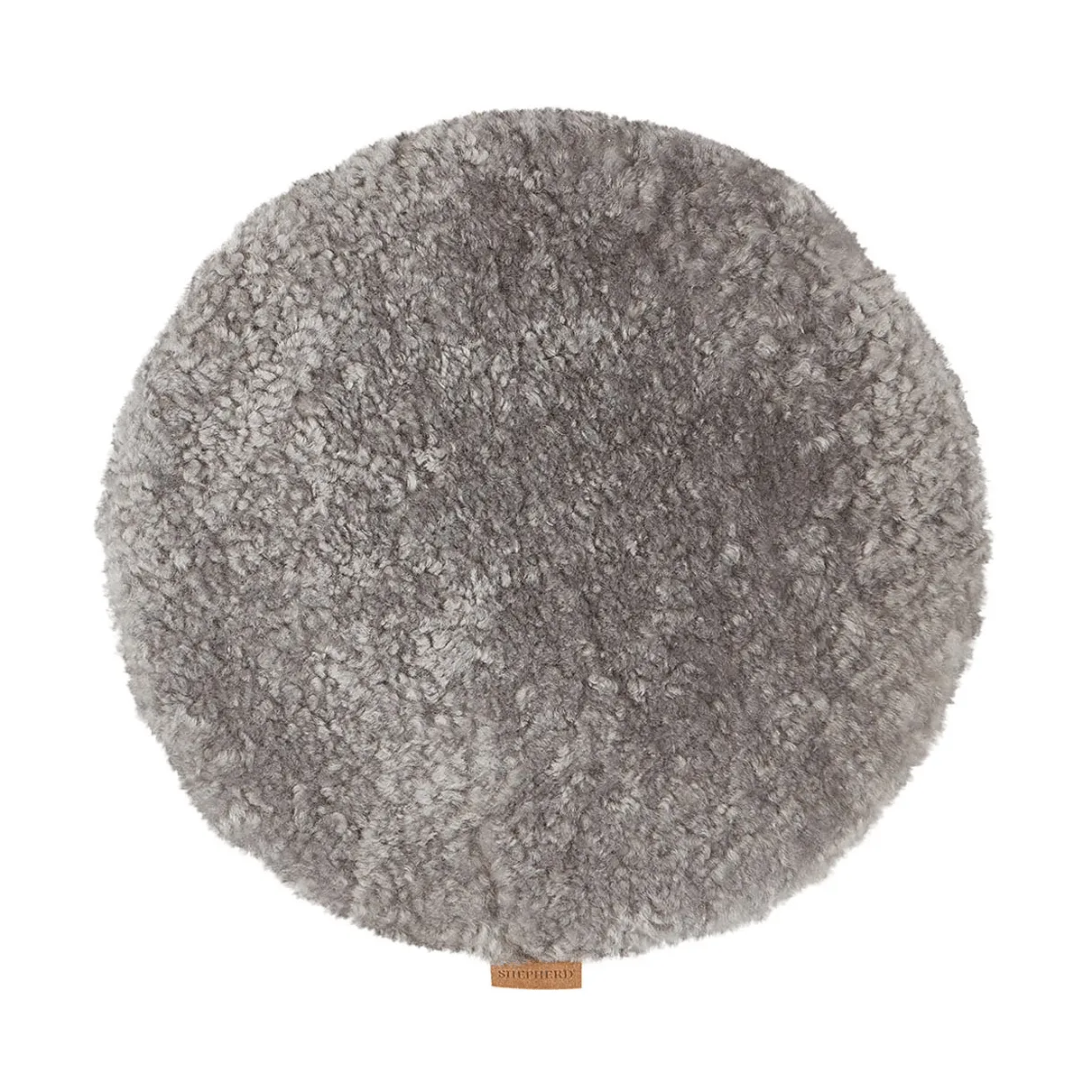 Jill almofada de assento acolchoada, Granito (cinzento), Ø36 cm Shepherd of Sweden