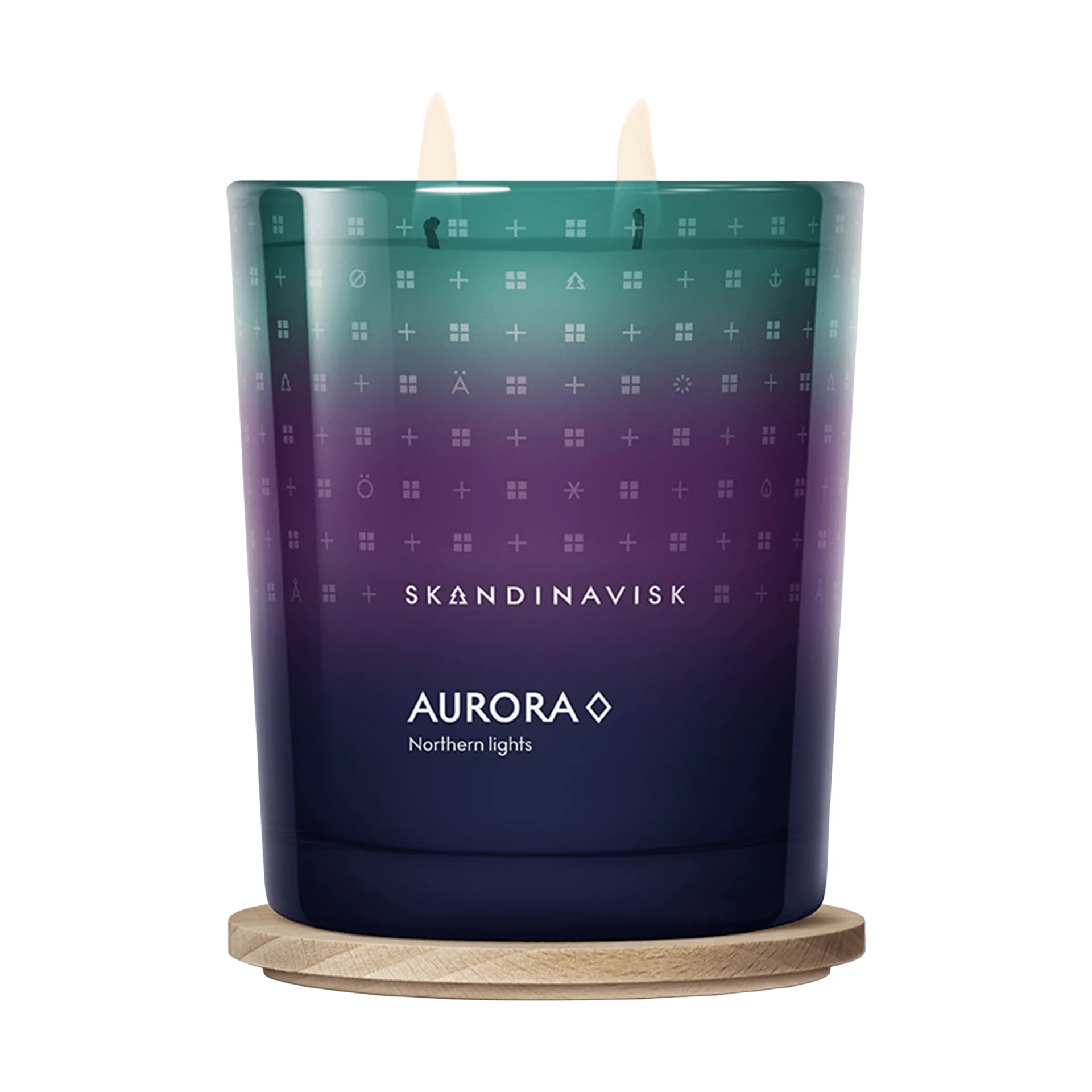 Aurora vela perfumada, 350 g, 2 pavios Skandinavisk