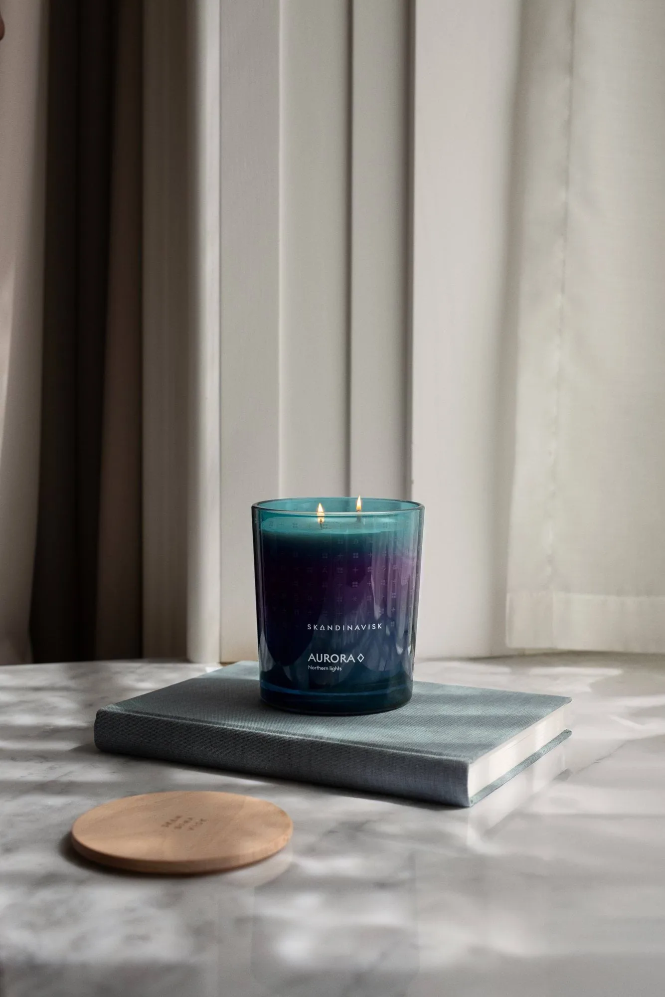 Aurora vela perfumada, 350 g, 2 pavios Skandinavisk