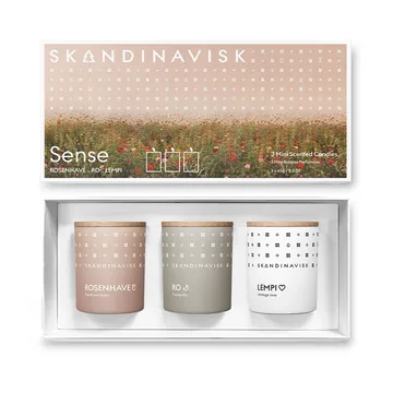 Conjunto de Velas decorativas mini, Sense - 3 peças - Skandinavisk