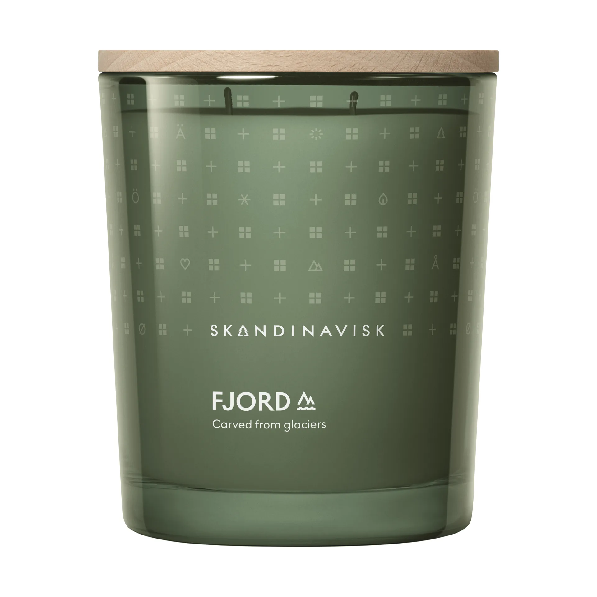 Fjord vela perfumada, 350 g, 2 pavios Skandinavisk
