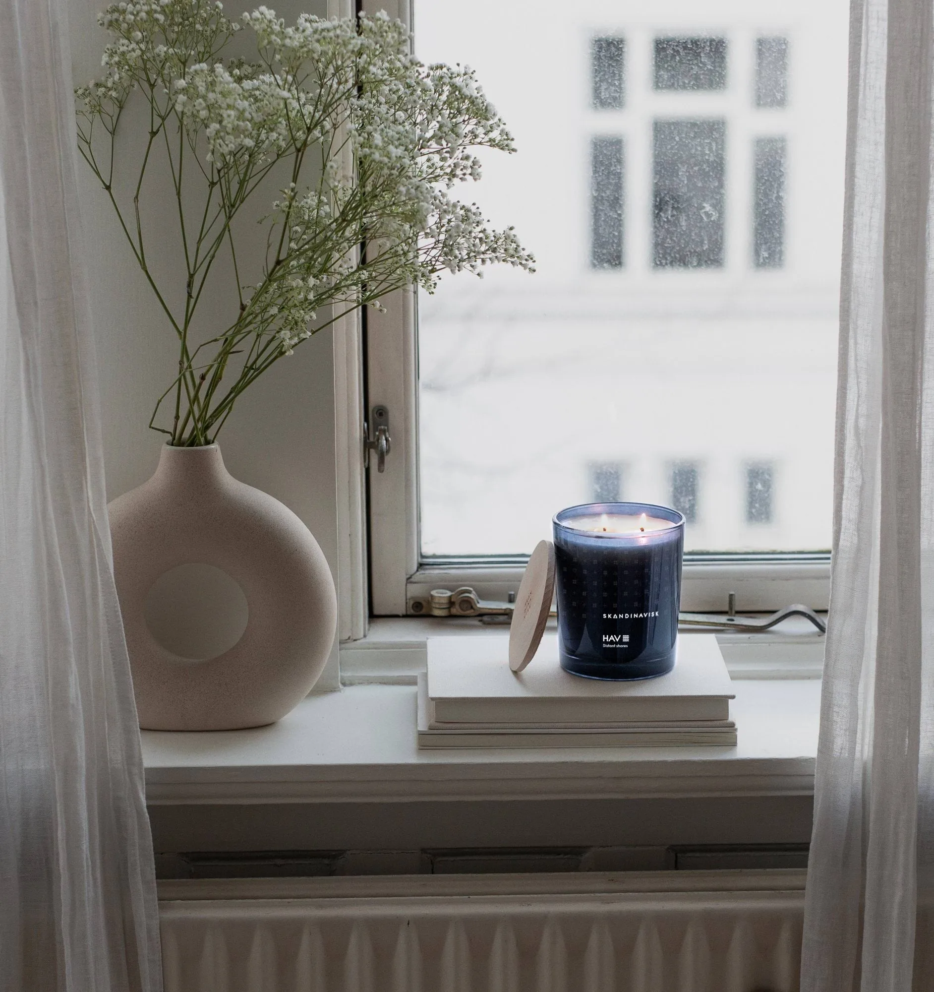 Hav vela perfumada, 350 g, 2 pavios Skandinavisk